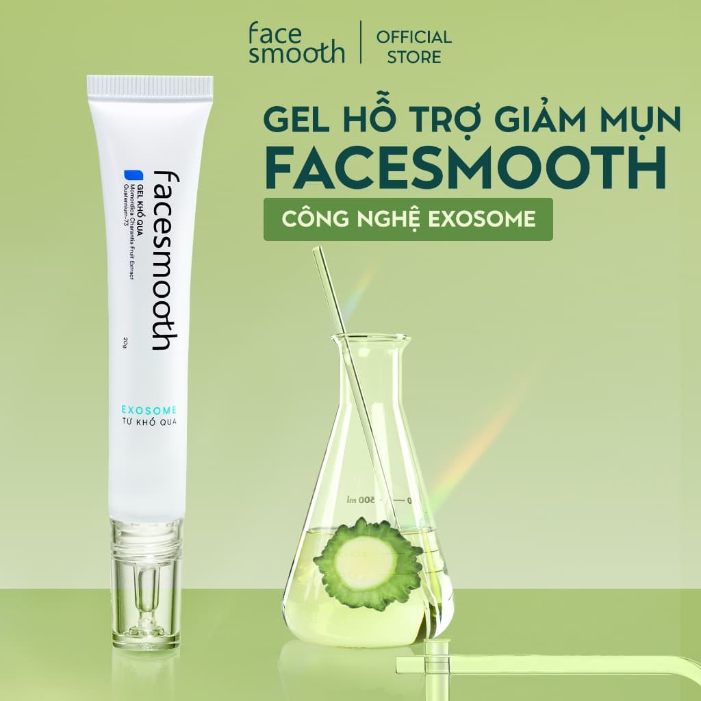 Gel Mụn Khổ Qua Facesmooth - Kháng Viêm, Giảm Sưng & Phục Hồi Da Mụn Công Nghệ Exosome - FS-GKQ